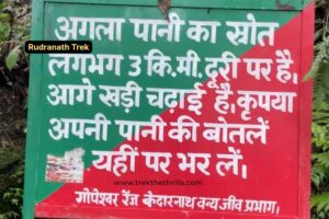 Rudranath Trek