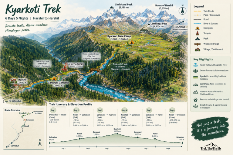 Kyarkoti trek Map